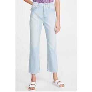 TRAVE Gia Crop Straight Leg Jeans in Helpless High Rise Size 30 *EUC